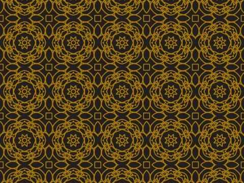 Pattern Gold Stock Illustration
