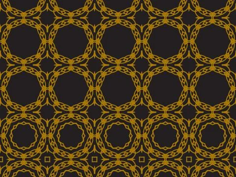 Pattern Gold Stock Illustration