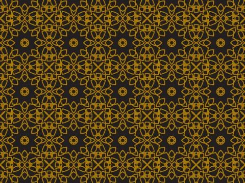 Pattern Gold Stock Illustration