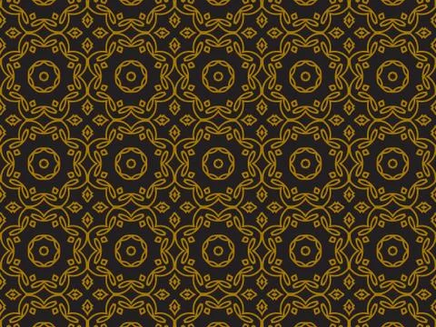 Pattern Gold Stock Illustration