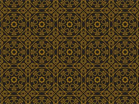 Pattern Gold Stock Illustration