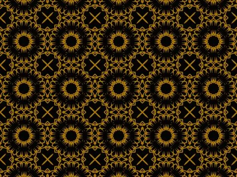 Pattern Gold Stock Illustration