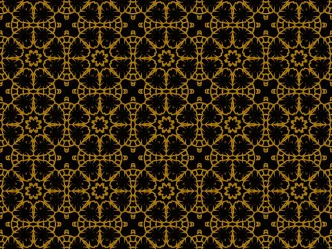 Pattern Gold Stock Illustration