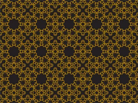 Pattern Gold Stock Illustration