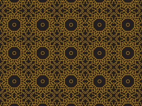 Pattern Gold Stock Illustration