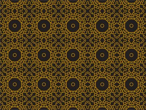 Pattern Gold Stock Illustration