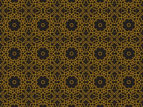 Pattern Gold Stock Illustration