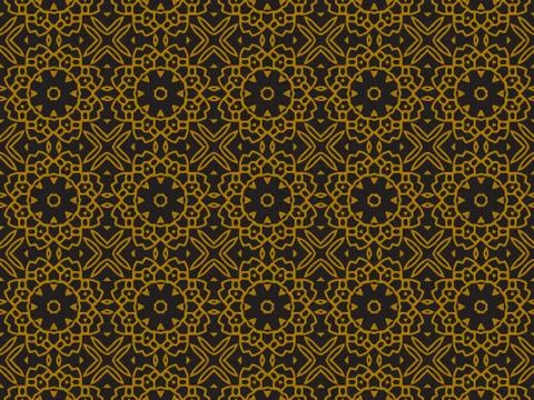 Pattern Gold Stock Illustration