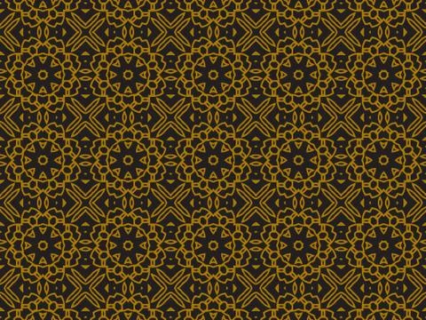 Pattern Gold Stock Illustration