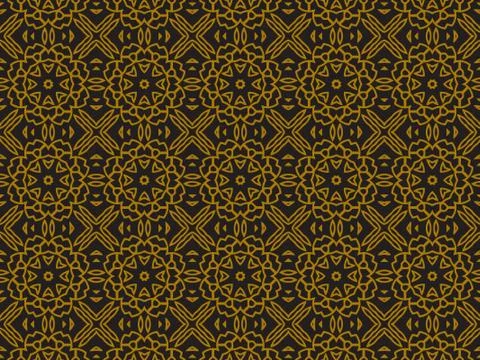 Pattern Gold Stock Illustration