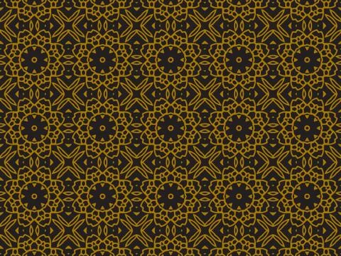 Pattern Gold Stock Illustration
