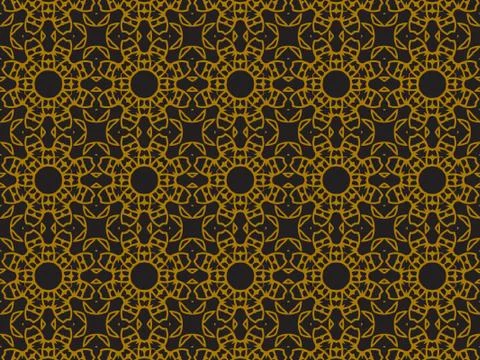 Pattern Gold Stock Illustration