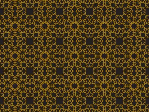 Pattern Gold Illustrazione stock