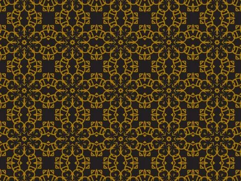 Pattern Gold Stock Illustration
