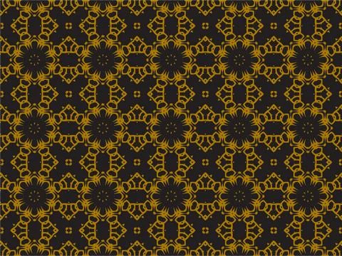 Pattern Gold Stock Illustration
