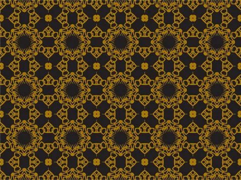 Pattern Gold Stock Illustration