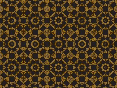 Pattern Gold Stock Illustration