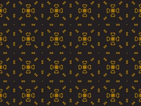 Pattern Gold Stock Illustration