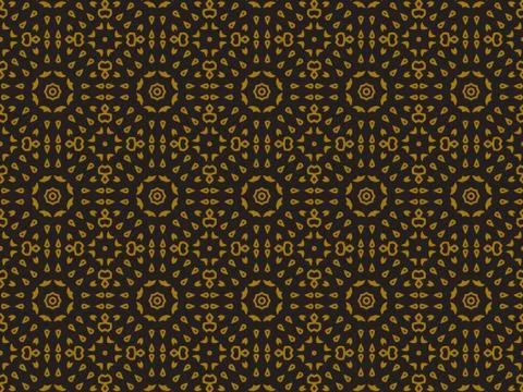 Pattern Gold Stock Illustration