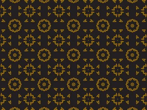 Pattern Gold Stock Illustration