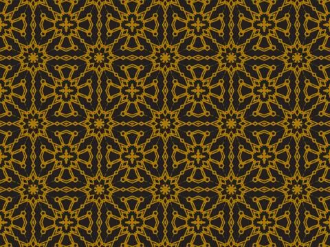 Pattern Gold Stock Illustration