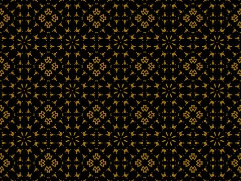 Pattern Gold Illustrazione stock