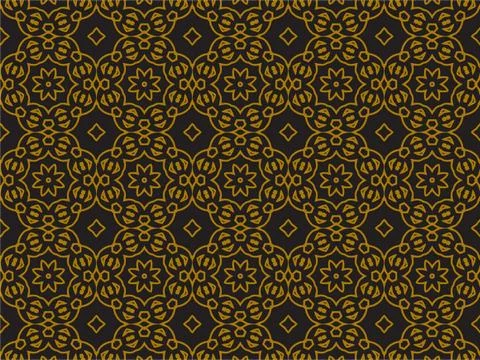 Pattern Gold Stock Illustration