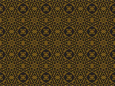 Pattern Gold Stock Illustration