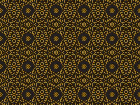 Pattern Gold Illustrazione stock