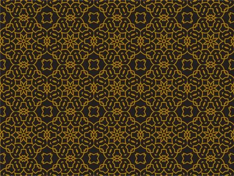 Pattern Gold Illustrazione stock
