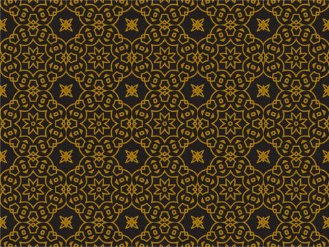 Pattern Gold Stock Illustration