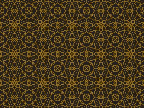 Pattern Gold Stock Illustration