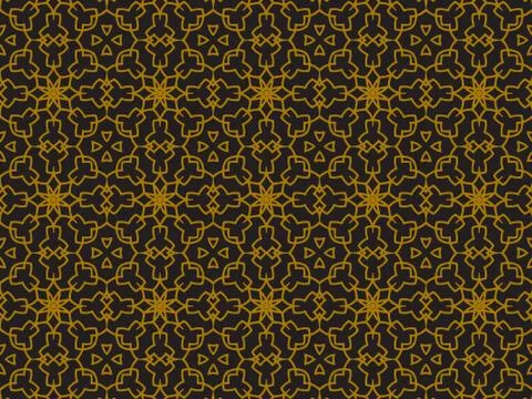 Pattern Gold Stock Illustration