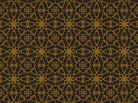 Pattern Gold Stock Illustration