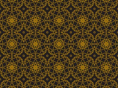 Pattern Gold Stock Illustration