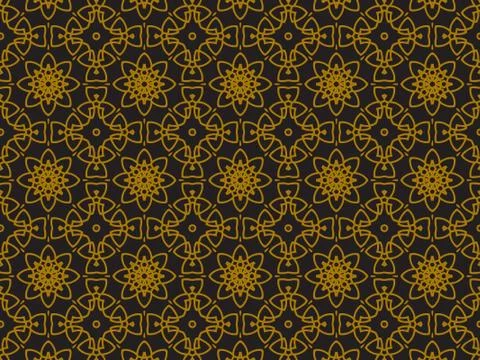 Pattern Gold Stock Illustration