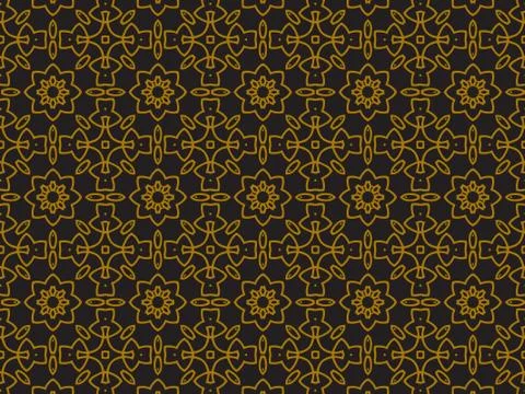 Pattern Gold Stock Illustration