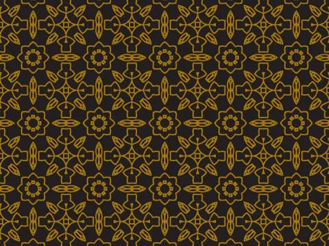 Pattern Gold Stock Illustration