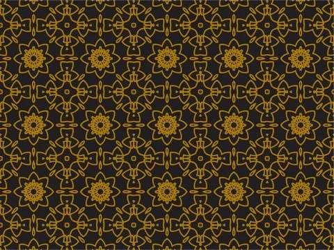 Pattern Gold Stock Illustration