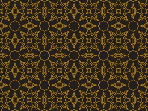 Pattern Gold Stock Illustration