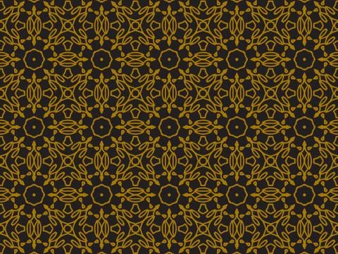 Pattern Gold Stock Illustration