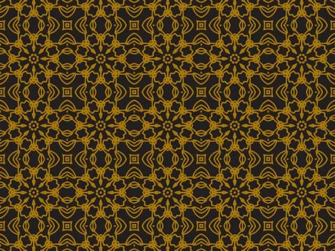 Pattern Gold Stock Illustration