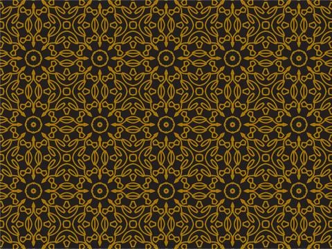 Pattern Gold Stock Illustration
