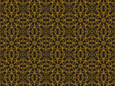 Pattern Gold Illustrazione stock