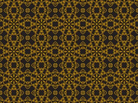 Pattern Gold Stock Illustration