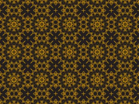Pattern Gold Stock Illustration