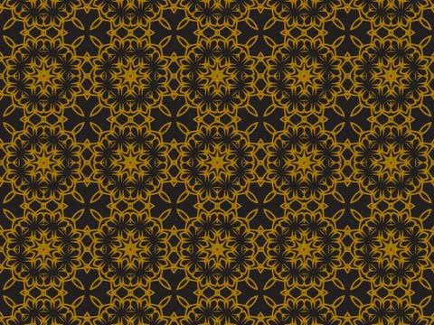 Pattern Gold Stock Illustration