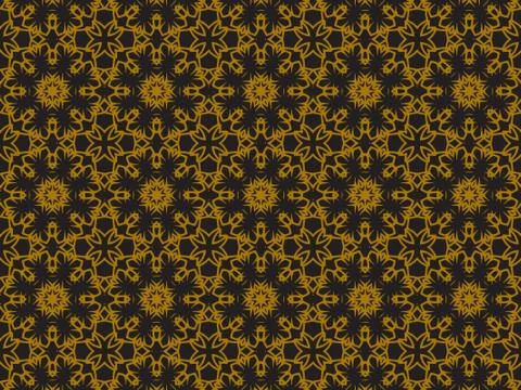 Pattern Gold Stock Illustration