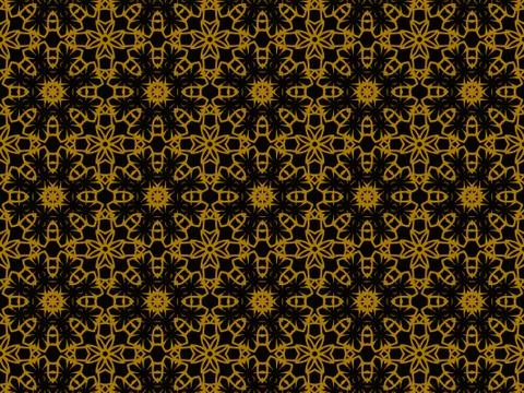 Pattern Gold Stock Illustration