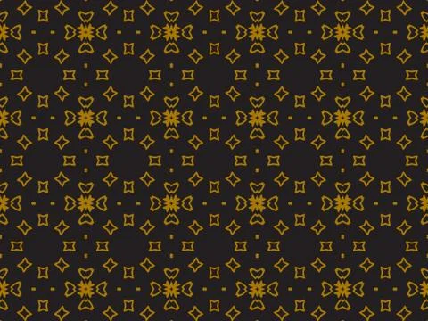 Pattern Gold Stock Illustration
